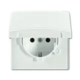 BUSCH-JAEGER 20EUGK-34-101 SCHUKO-Steckdose Allwetter 44 Klappdeckel | alpinweiß