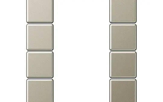 JUNG A504TSACH Tastensatz F50 Serie A 4-fach | champagner