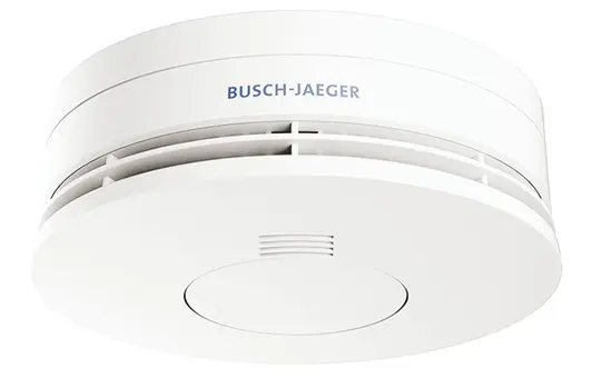 BUSCH-JAEGER 6833/01-84 Rauchmelder mit Lithiumbatterie optional draht- & funkvernetzbar