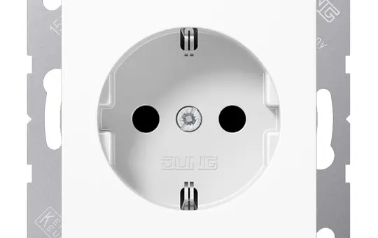 JUNG A1520WW SCHUKO-Steckdose A/AS Standard | alpinweiß
