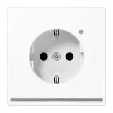 JUNG LS1520-OWWLNW SCHUKO-Steckdose LS Orientierungslicht, Helligkeitssensor | alpinweiß
