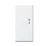 BUSCH-JAEGER 6231-21-84 beschr. Wippe flex Future 2-fach, Licht, links | studioweiß