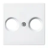 BUSCH-JAEGER 2531-914 Antennenabdeckung Balance SI 2-fach | alpinweiß