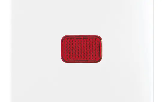 BUSCH-JAEGER 2509-914 Kontrollwippe Balance SI 1-fach, großes Fenster, rot | alpinweiß