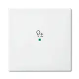 BUSCH-JAEGER 6234-10-914 beschr. Wippe flex Balance SI 1-fach, Dimmer | alpinweiß