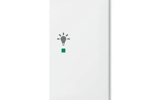 BUSCH-JAEGER 6231-22-914 beschr. Wippe flex Balance SI 2-fach, Licht, rechts | alpinweiß