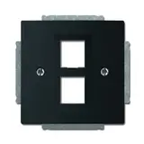 BUSCH-JAEGER 2561-02-885 Modular-Jack-Einsatz Future 2-fach | schwarz matt