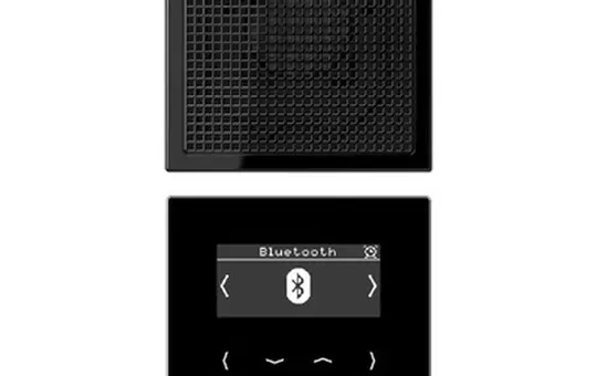 JUNG DABLS1BTSW Unterputzradio-Set Serie LS DAB+, Mono, Bluetooth | schwarz