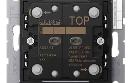 JUNG A10721ST KNX-Tastsensor F10 A/AS 2-fach, Standard