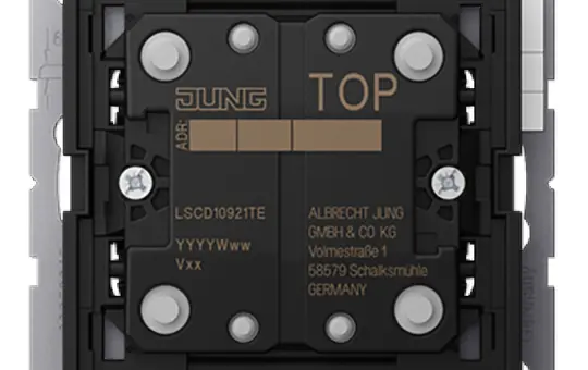JUNG LSCD10921TE KNX-Tastsensor F10 LS 2-fach, Erweiterung