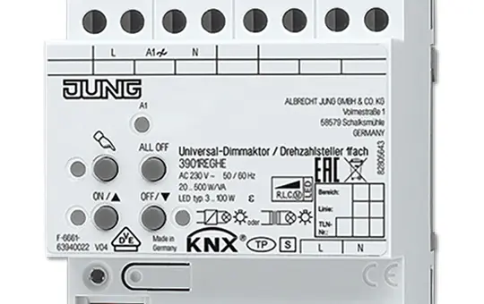 JUNG 3901REGHE KNX-Dimmaktor 1-fach