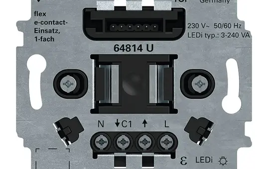 BUSCH-JAEGER 64814U e-Contact flexTronics 1-fach