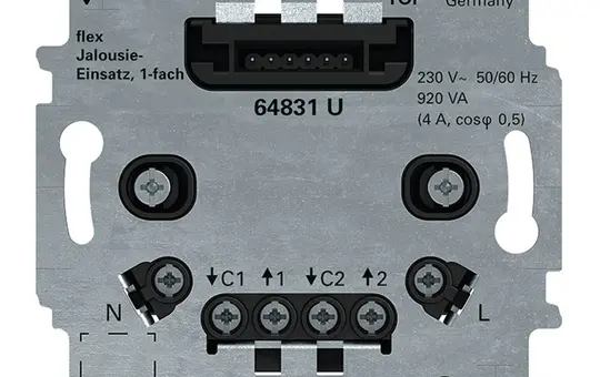 BUSCH-JAEGER 64831U Jalousieeinsatz flexTronics 1-fach