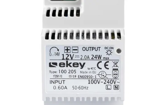 EKEY 100205 Netzteil REG 12 V DC