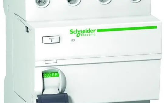 SCHNEIDER A9Z21440 FI-Schutzschalter 4-polig 30 mA Typ A 40 A