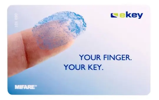 EKEY 101690 RFID-Karte MIFARE 2 kB Logo