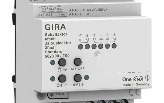 GIRA 502300 KNX-Universalaktor 6-fach, Standard
