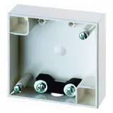 BERKER 911522559 Aufputzgehäuse Integro Flow 1-fach, flach, Zugentlastung | polarweiß glänzend