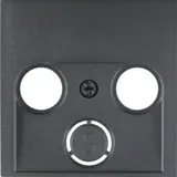 BERKER 12031606 Antennenabdeckung S.1/B.3/B.7 2/3-fach | anthrazit matt
