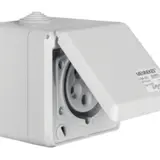 BERKER 558001 CEE-Steckdose AP 5-polig | lichtgrau