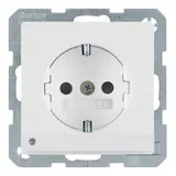 BERKER 41096089 SCHUKO-Steckdose Q.1/Q.3 Orientierungslicht | polarweiß samt