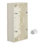 BERKER 10428982 Aufputzgehäuse S.1/S.3/S.7 2-fach | weiß glänzend