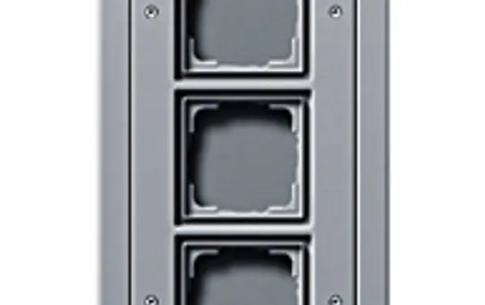 GIRA 134926 Energiesäule 1 Lichtelement, 3 Leereinheiten | aluminium | 769 mm