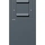 GIRA 134128 Energiesäule 3 Steckdosen | anthrazit | 491 mm