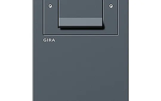 GIRA 134128 Energiesäule 3 Steckdosen | anthrazit | 491 mm