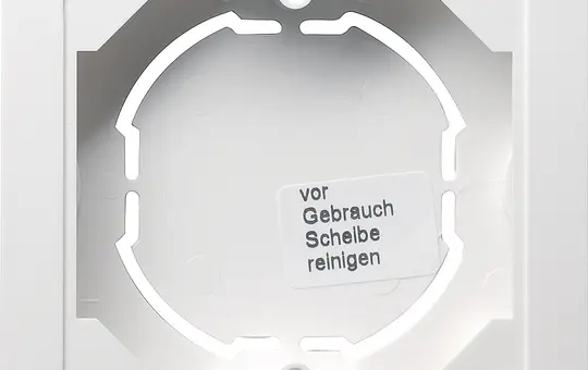 GIRA 021903 flaches Aufputzgehäuse Standard 55 1-fach | reinweiß glänzend