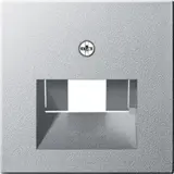 GIRA 027026 Netzwerkabdeckung System 55 1/2-fach | alu