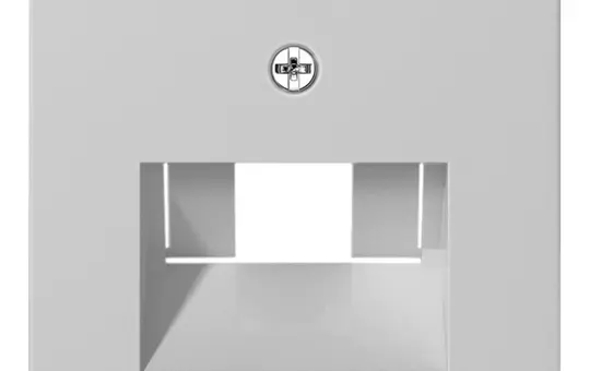 GIRA 0270015 Netzwerkabdeckung System 55 1/2-fach | grau matt
