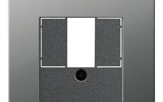 GIRA 0876600 Telefonabdeckung System 55 Schriftfeld | edelstahl