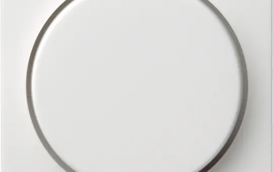 GIRA 065027 Drehdimmerabdeckung System 55 Standard | reinweiß seidenmatt