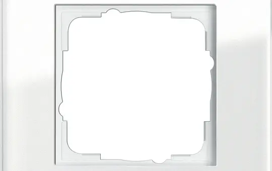 GIRA 021112 Abdeckrahmen Esprit 1-fach | glas weiß