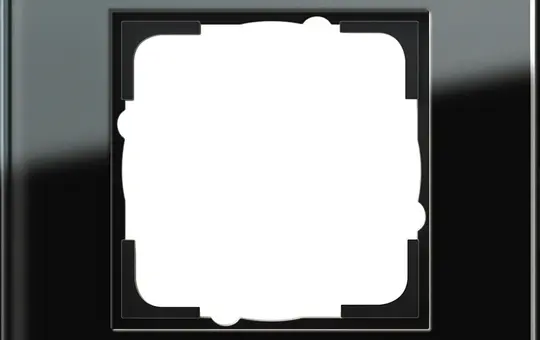 GIRA 021105 Abdeckrahmen Esprit 1-fach | glas schwarz