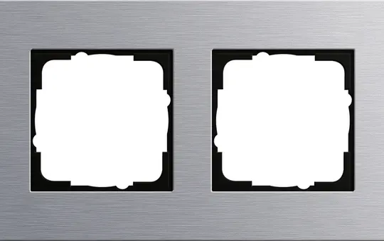 GIRA 021217 Abdeckrahmen Esprit 2-fach | aluminium