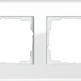 GIRA 021212 Abdeckrahmen Esprit 2-fach | glas weiß