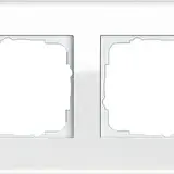 GIRA 021412 Abdeckrahmen Esprit 4-fach | glas weiß
