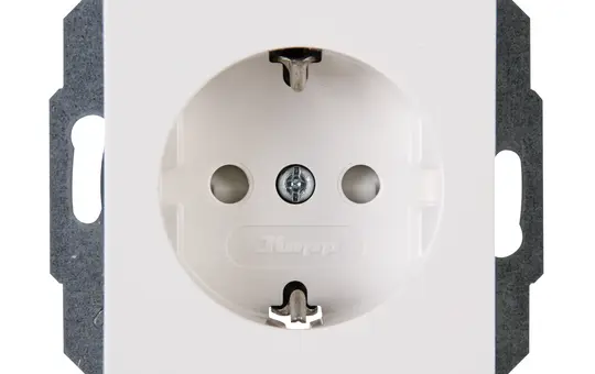KOPP 940029084 SCHUKO-Steckdose ATHENIS Berührungsschutz | reinweiß