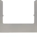 BERKER 13192204 Designrahmen für ELCOM.TOUCH Audio, eckig | edelstahl matt