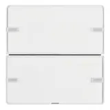 BERKER 80142329 KNX easy Tastsensor Komfort Q.1/Q.3 2-fach | polarweiß samt