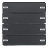 BERKER 80144326 KNX easy Tastsensor Komfort Q.1/Q.3 4-fach | anthrazit