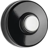 THPG 100881 Klingeltaster Bakelit Taste weiß | schwarz