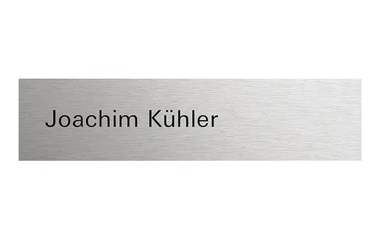 GIRA 5549914 Ruftaste beschreibbar System 106 edelstahl V4A