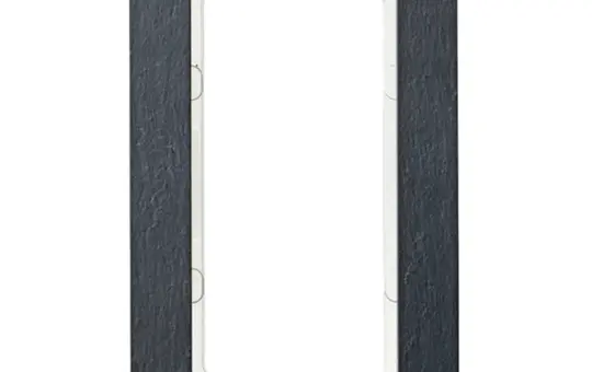 BERKER 13096030 Abdeckrahmen Q.7 1-fach mit großem Ausschnitt | anthrazit/schiefer natur