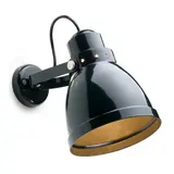 THPG 182551 Wandstrahler Stahl groß | schwarz