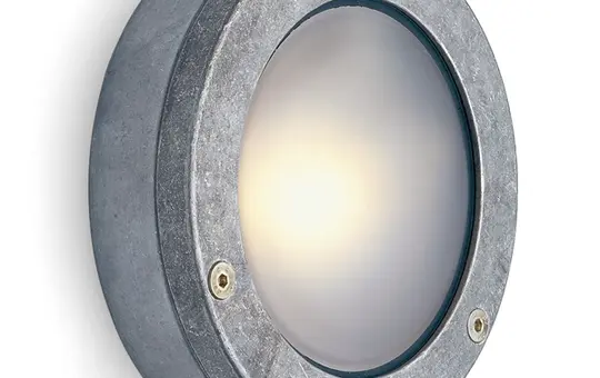 THPG 171645 Flache Außenleuchte aluminium