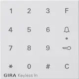 GIRA 851303 Keyless-In Codetastatur-Abdeckung System 55 reinweiß glänzend