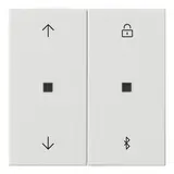 GIRA 536703 Jalousie- und Schaltuhr System 3000 System 55 Bluetooth, Pfeile | reinweiß glänzend